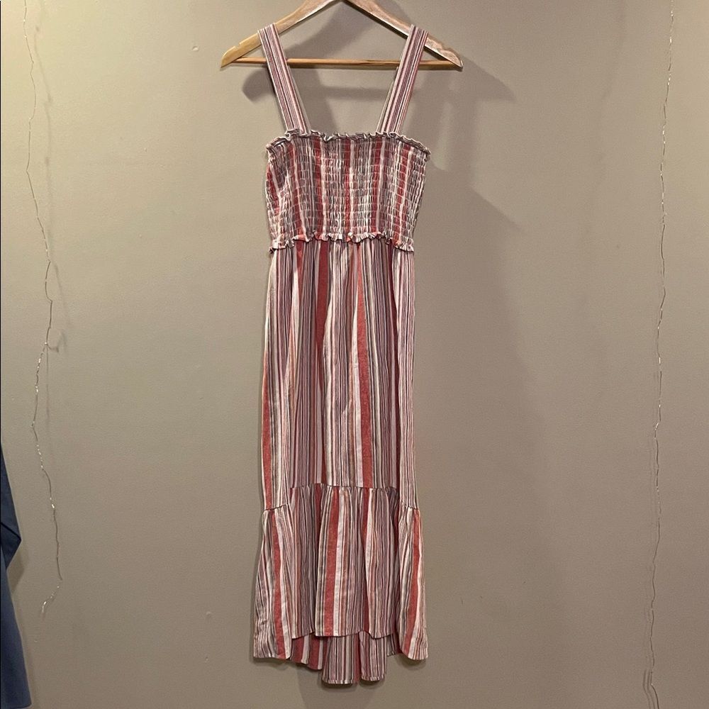 Knox Rose Multicolor Striped Maxi Dress